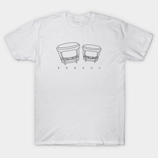 Bongos Minimalist T-Shirt